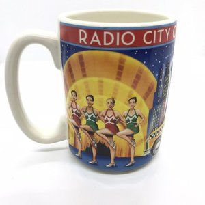 RADIO CITY Christmas Spectacular ROCKETTES Large Mug Madison Square Garden Co